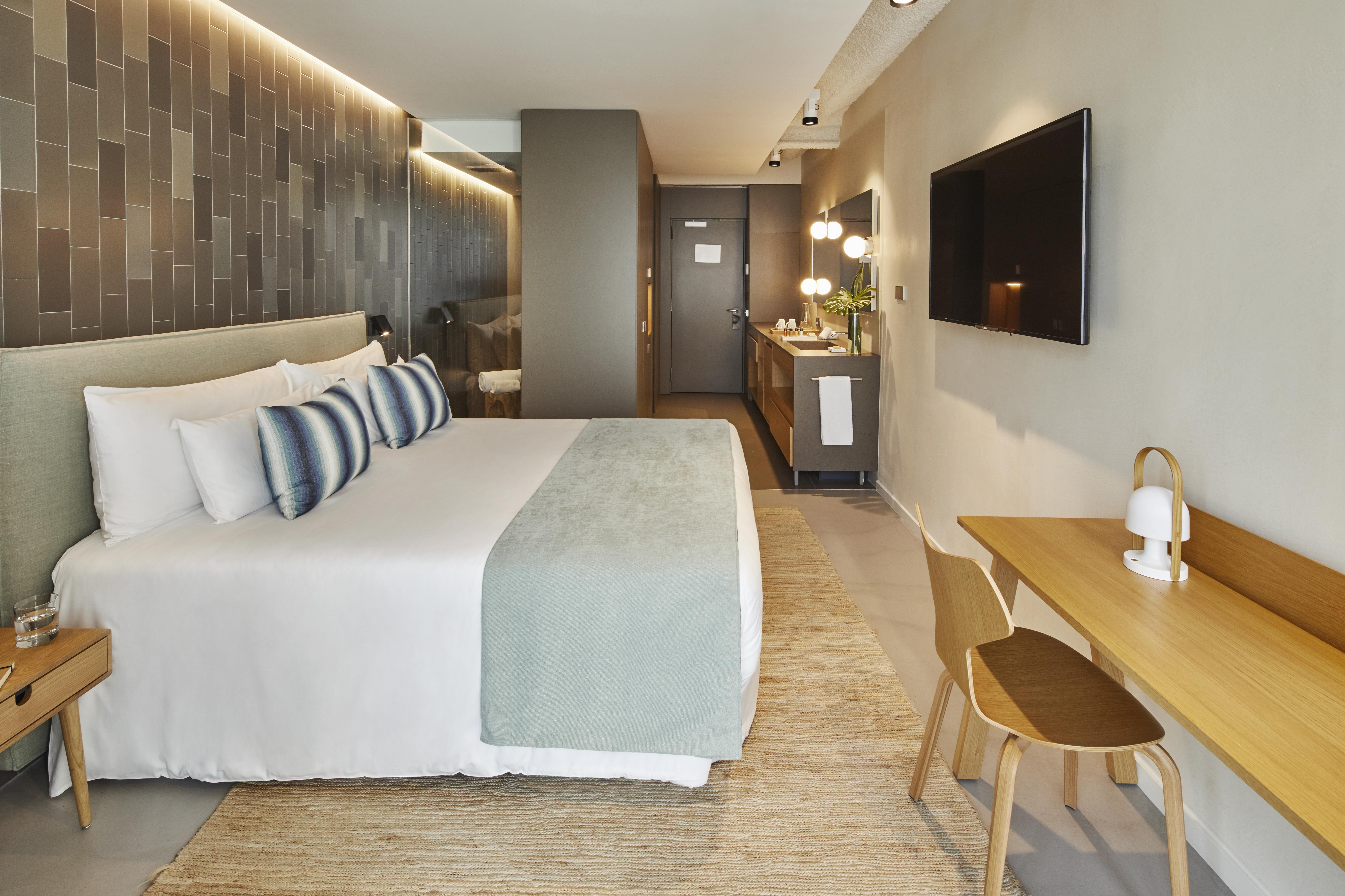 فندق أوهلا إيكزامبل برشلونة المظهر الخارجي الصورة A room at the hotel