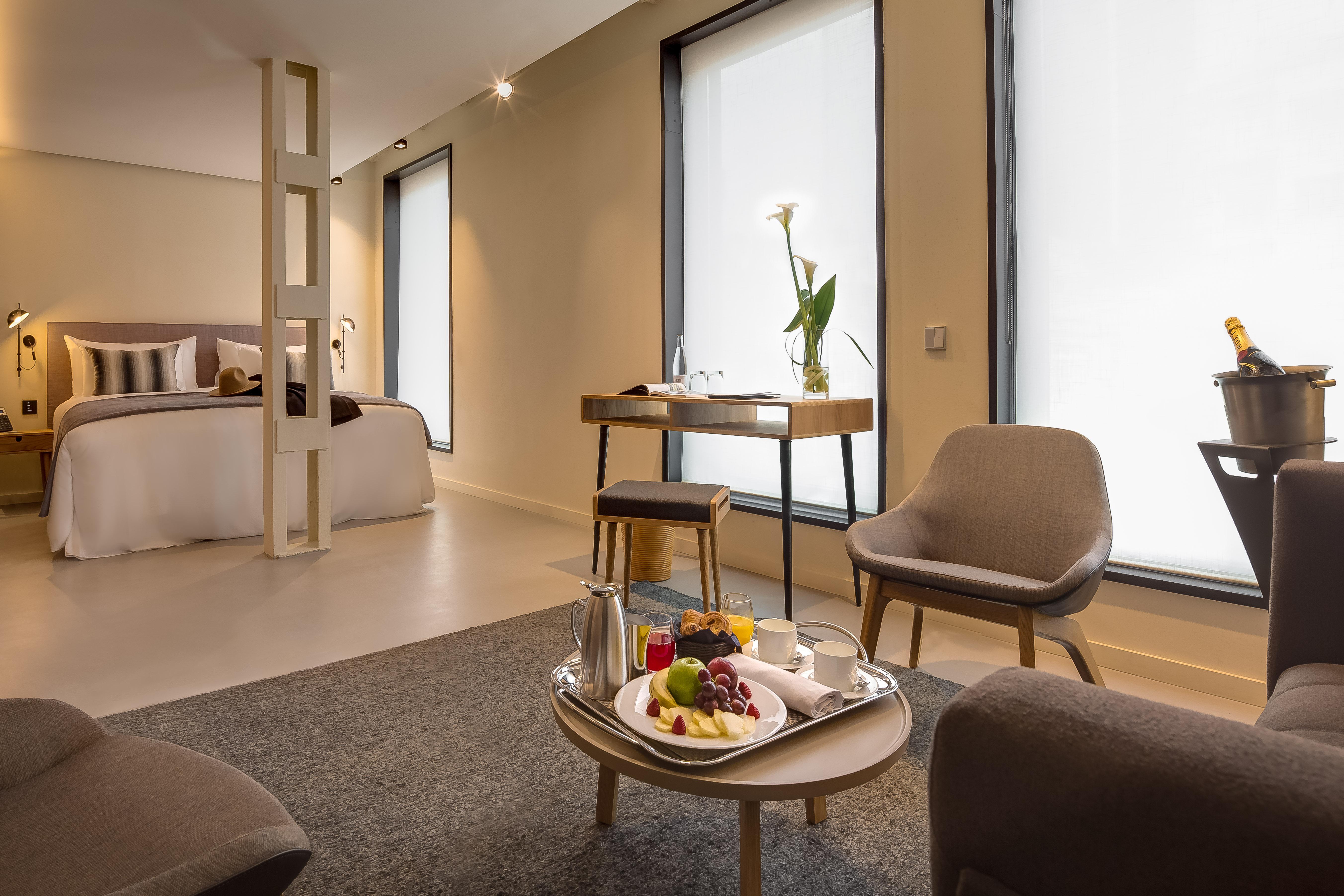 فندق أوهلا إيكزامبل برشلونة المظهر الخارجي الصورة A room at the hotel
