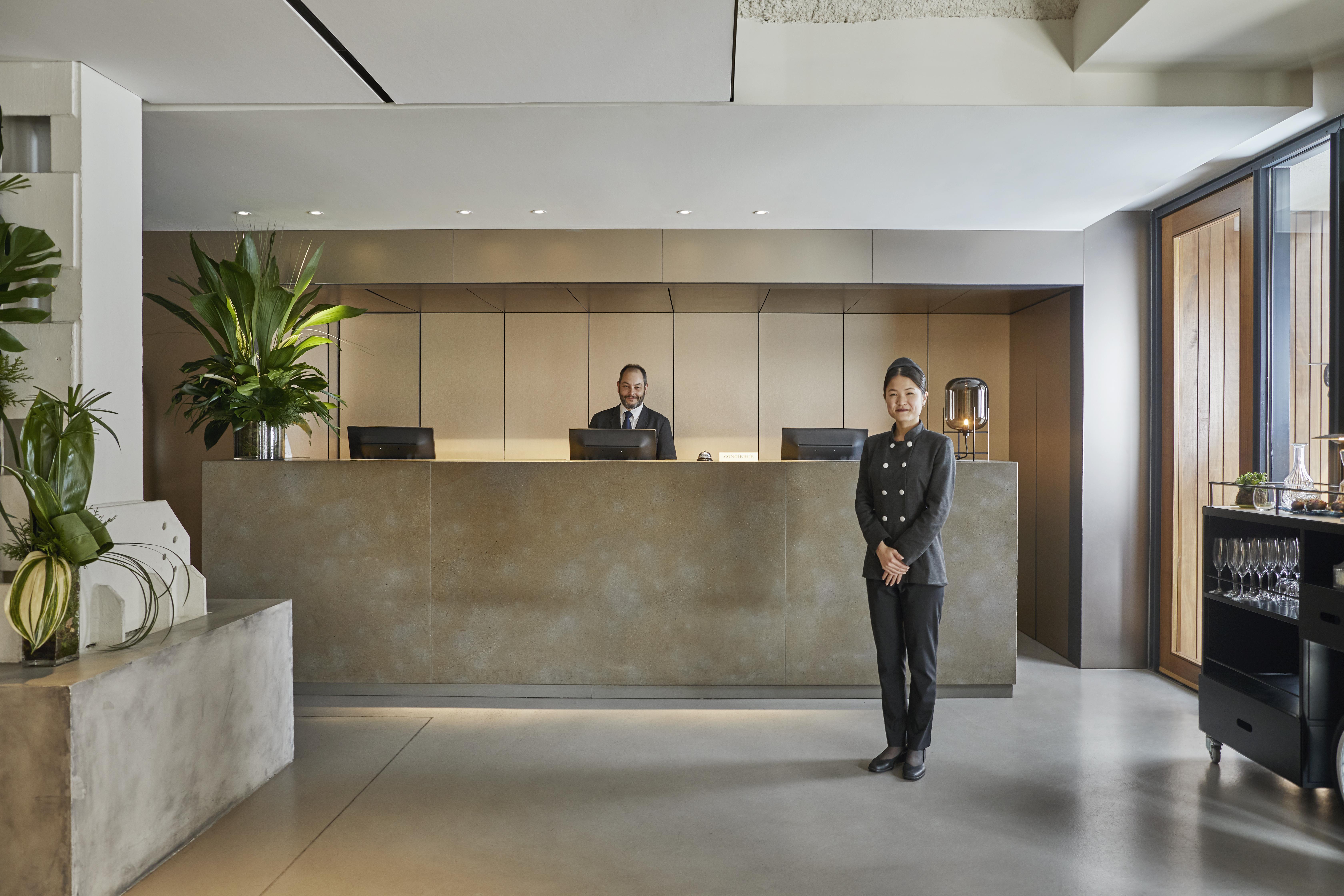 فندق أوهلا إيكزامبل برشلونة المظهر الخارجي الصورة The hotel's lobby